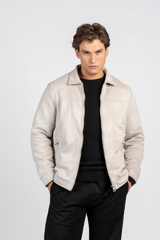 Suede Zipper Jacket – JAK/26605