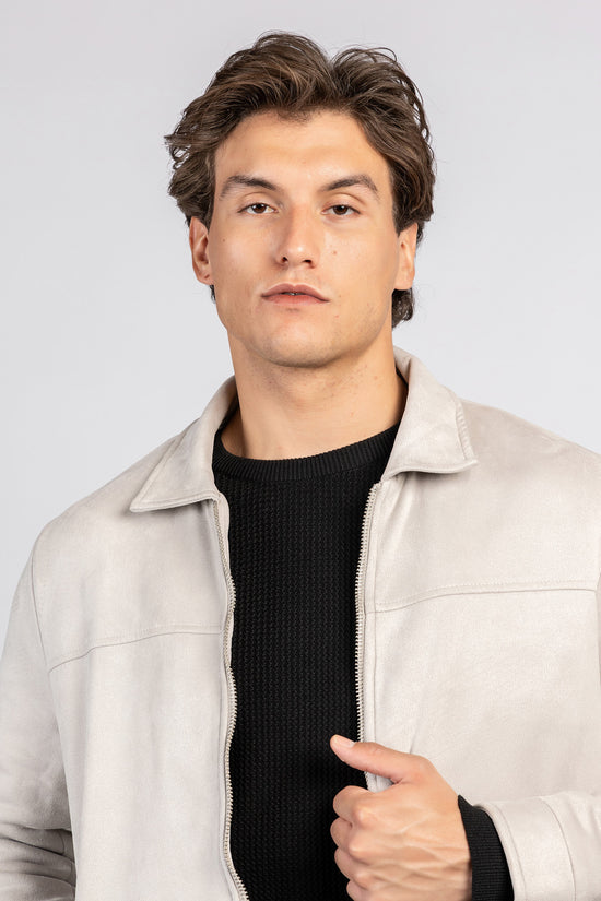 Suede Zipper Jacket – JAK/26605