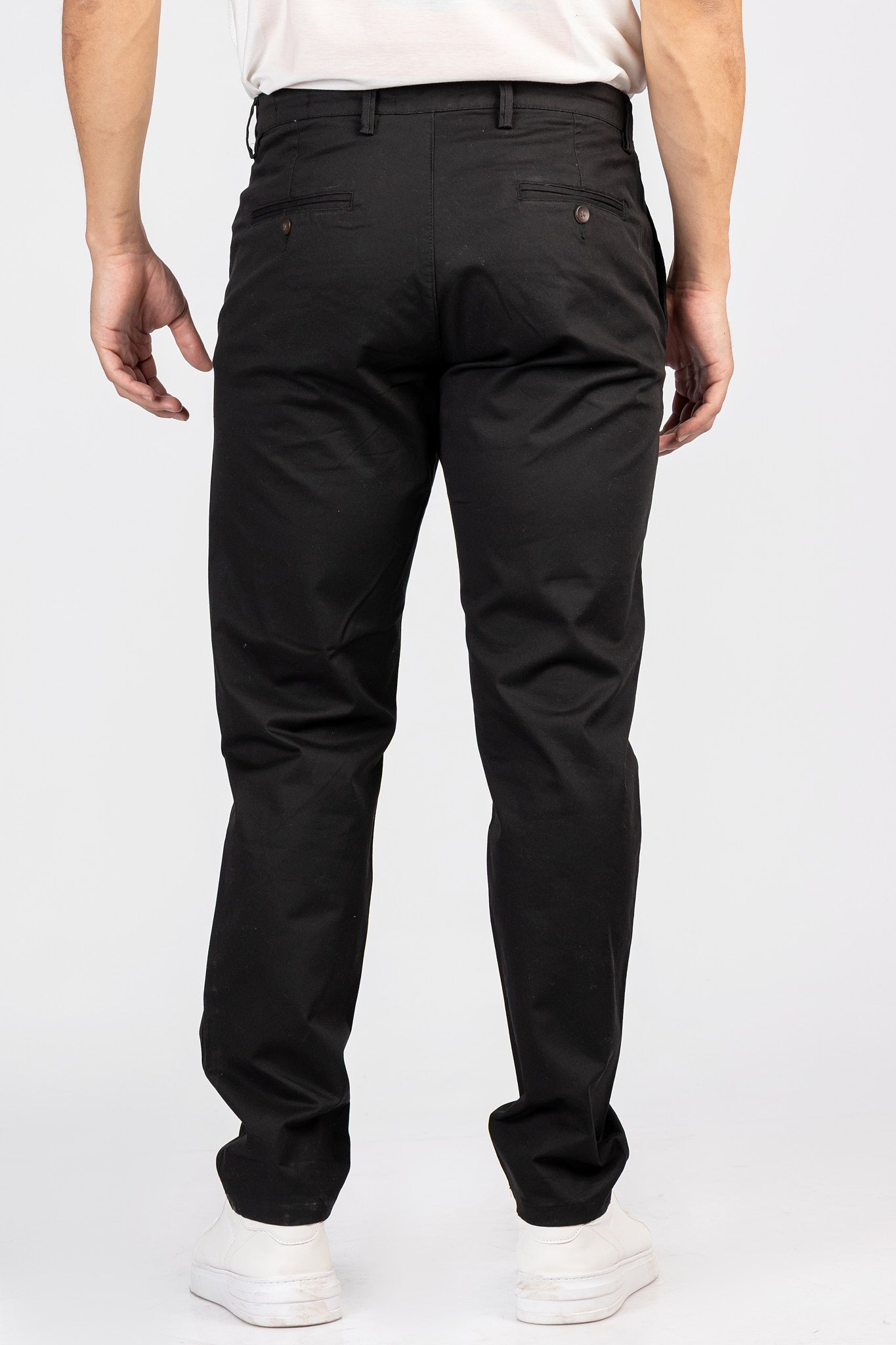 Regular Gabardine Pants with Welt Pockets PAN/6147