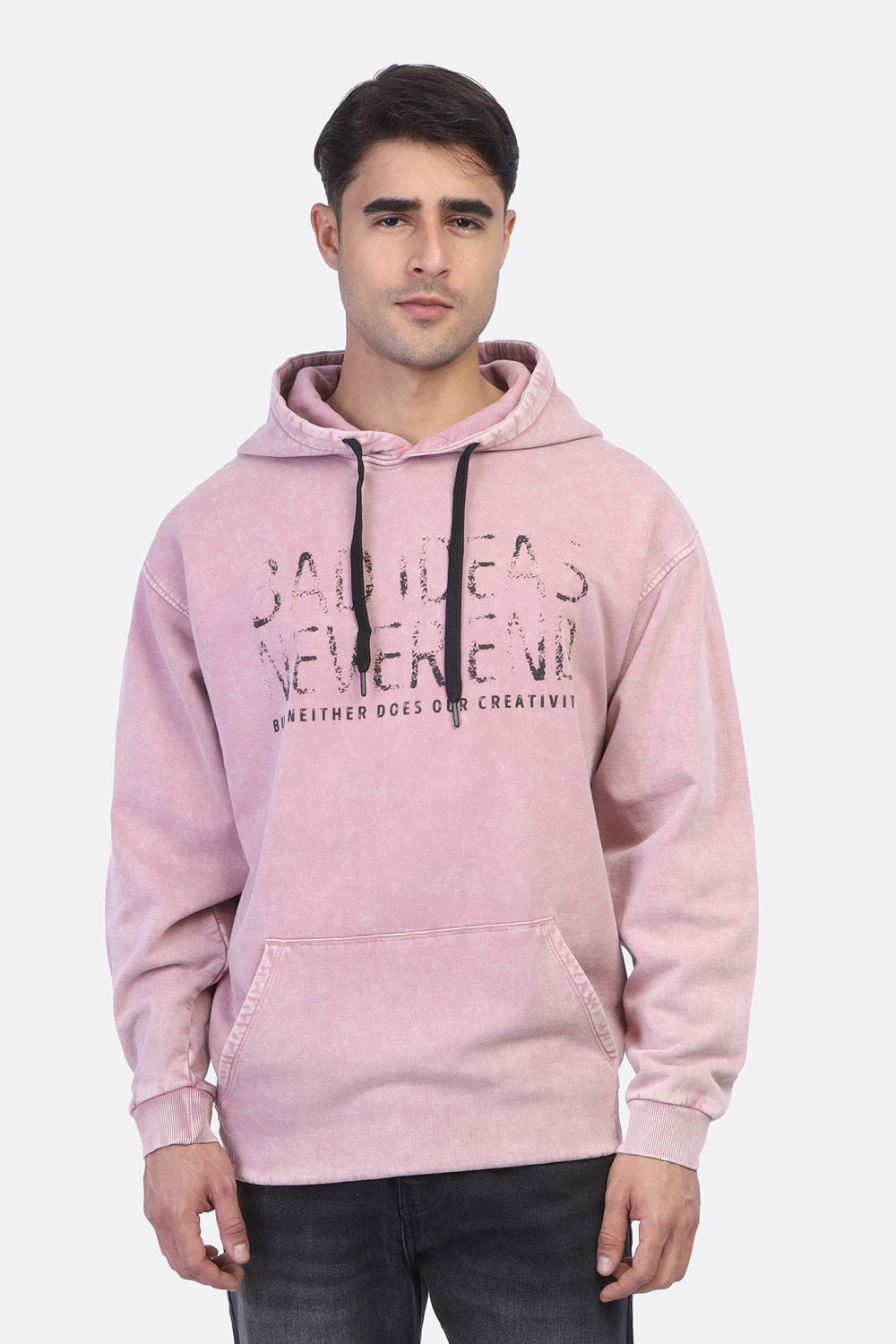 W-Zipper Printed Sweatshirt – Milton Fabric