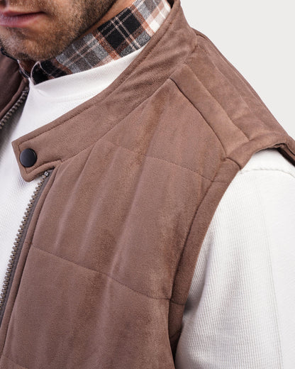 Suede vest-25603