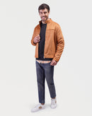 Stylish zip-up bomber jacket - JAK/25604
