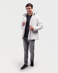 Warm hooded bubble jacket - JAK/25606