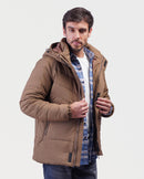 Warm hooded bubble jacket - JAK/25606