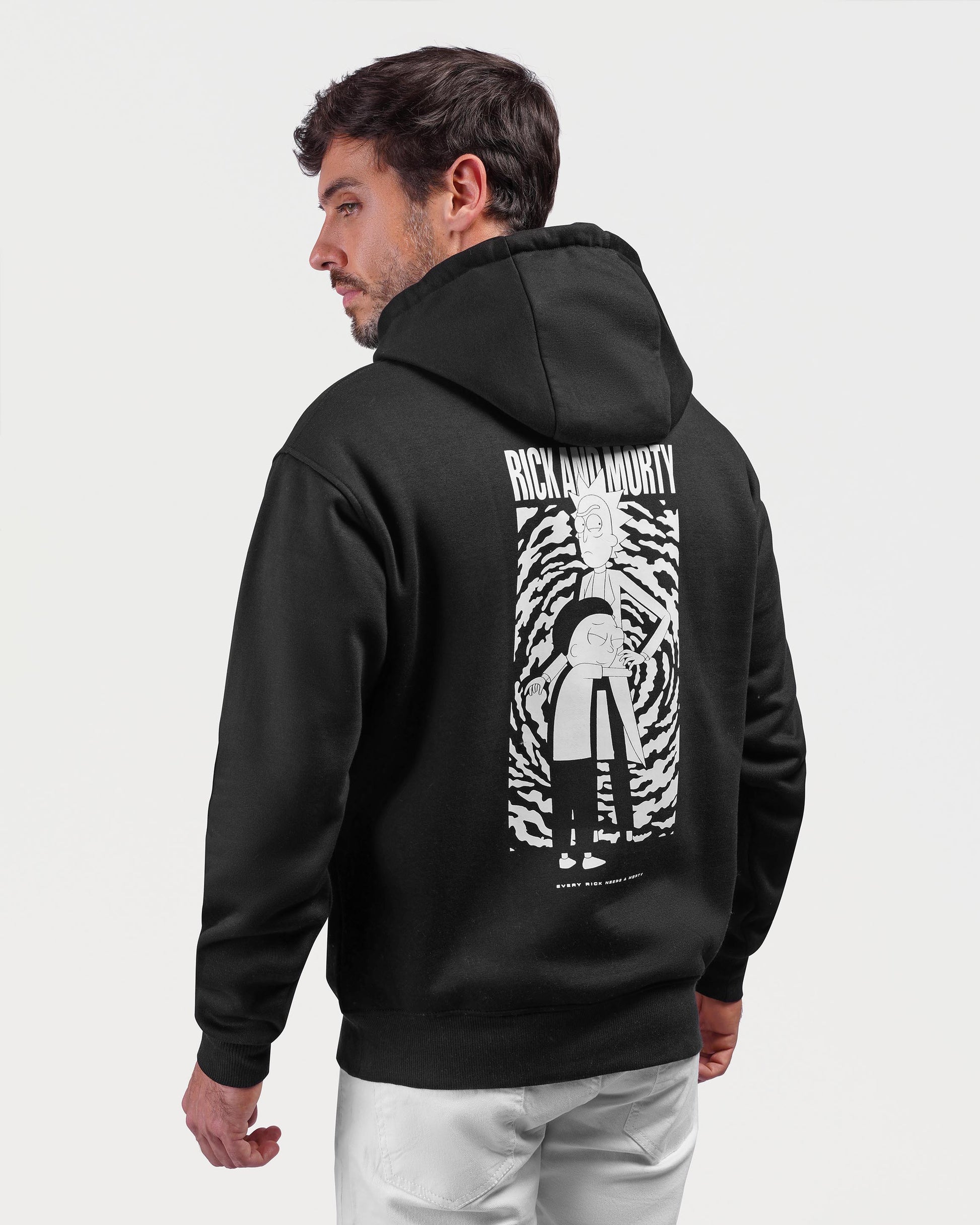 Printer Hoodie sweater - KAZARY