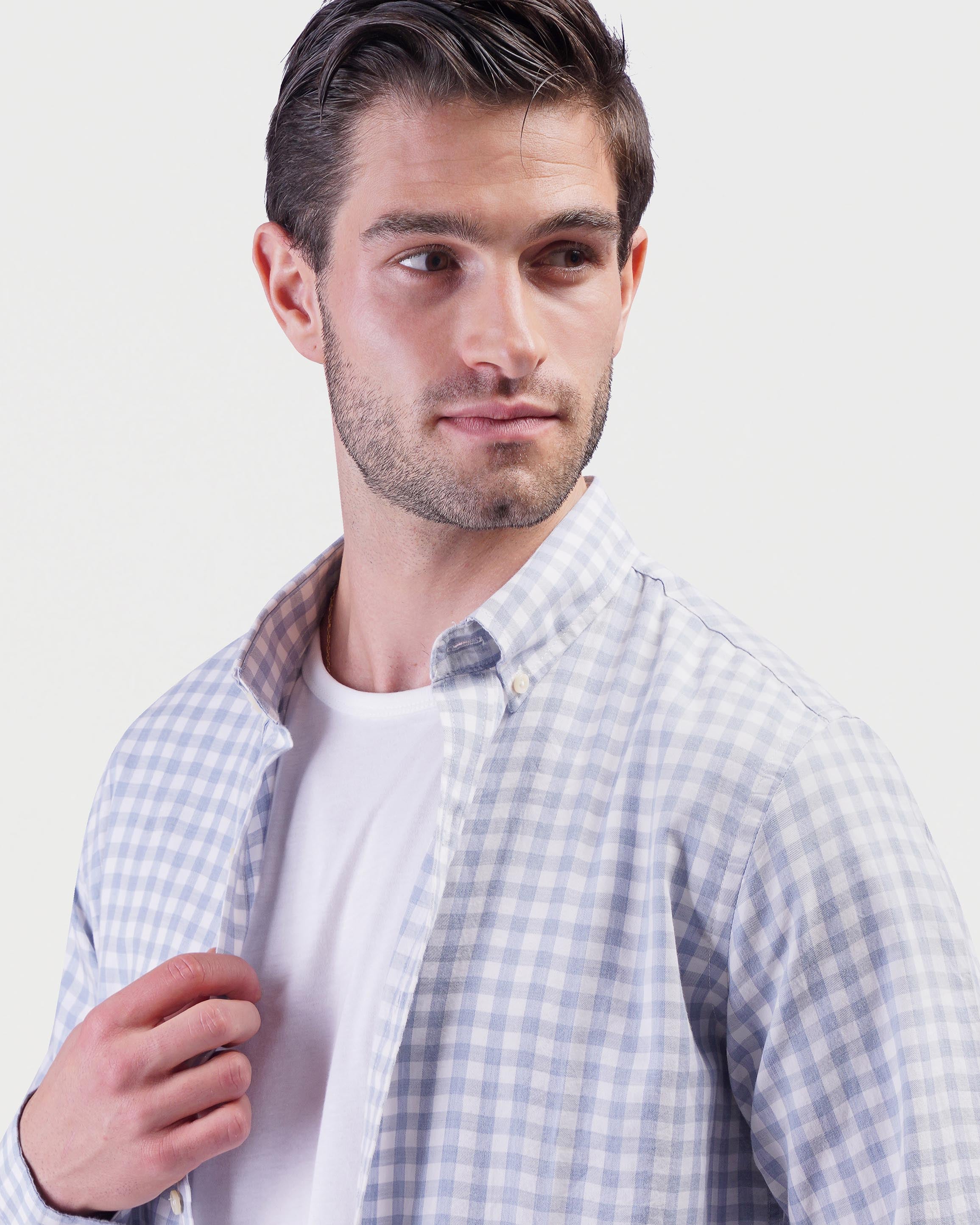 Long sleeve stripe shirt - KAZARY