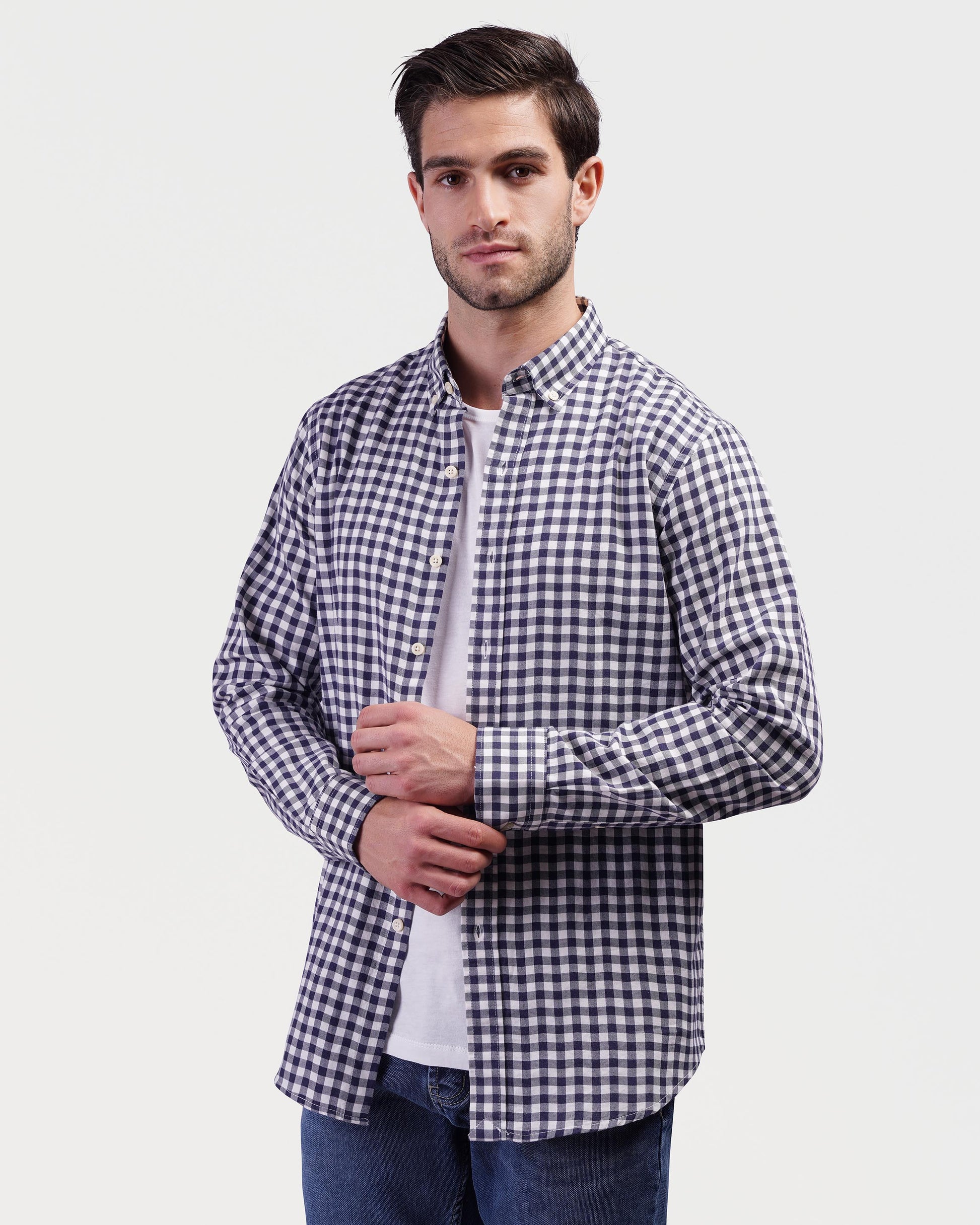 Long sleeve stripe shirt - KAZARY