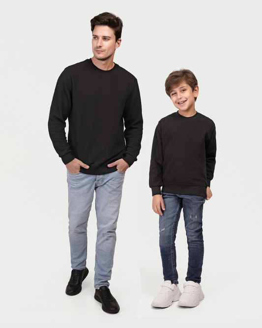 Basic Sweater Father like son