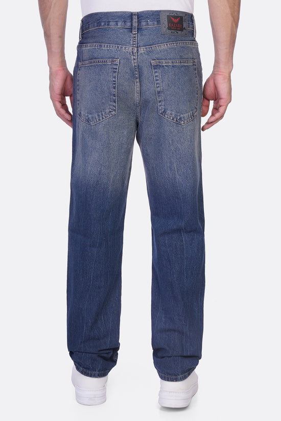 Basic Wide Leg Denim Pants – Relaxed Casual Fit