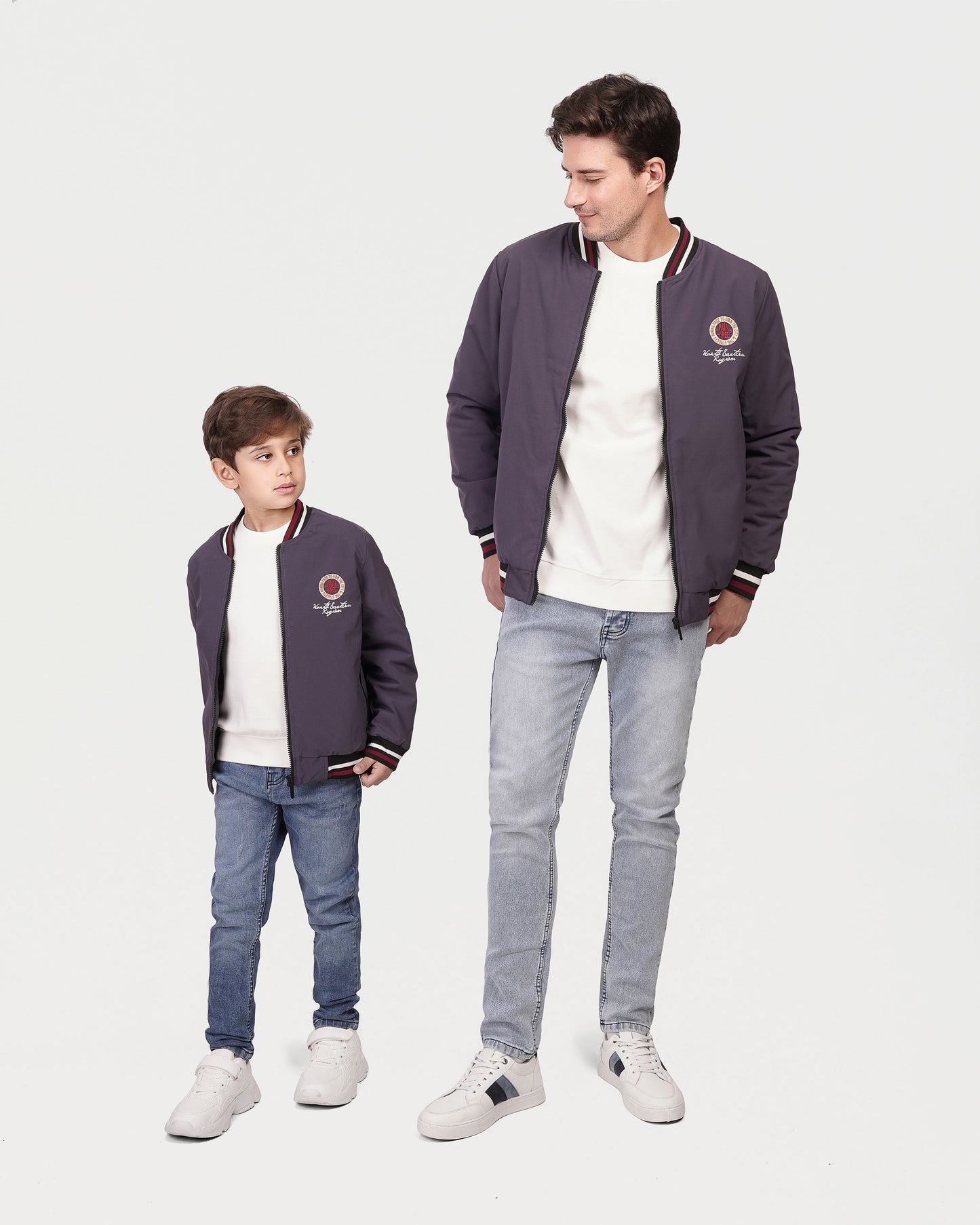 Father Like Son Baseball Jacket