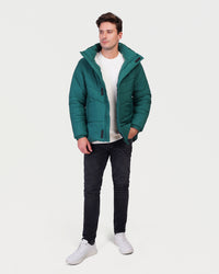 Warm hooded bubble jacket - JAK/25606