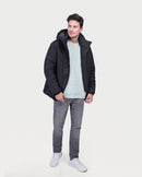 Warm hooded bubble jacket - JAK/25606