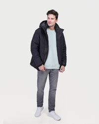 Warm hooded bubble jacket - JAK/25606