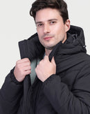 Warm hooded bubble jacket - JAK/25606