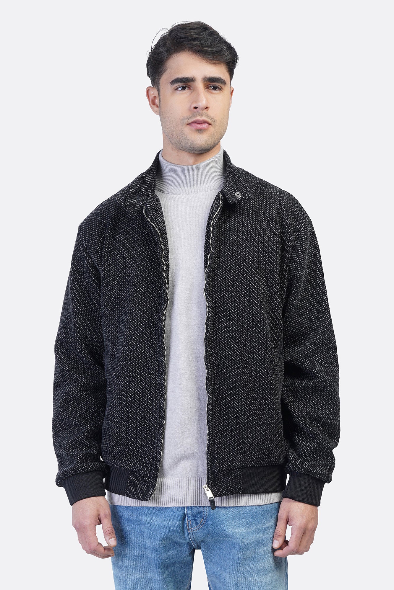 Fashion Half Collar Jacket – Gogh Fabric