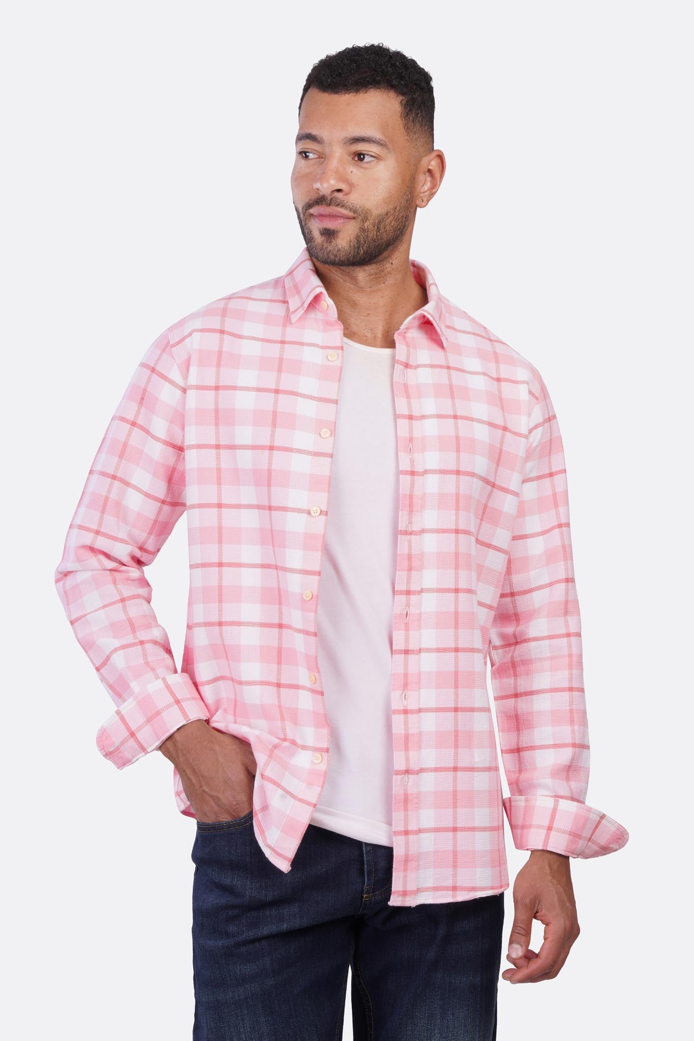 Shibeka Plaid Long Sleeve Shirt