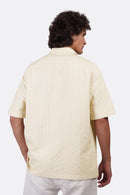 Striped Shibeka Half-Sleeve Shirt