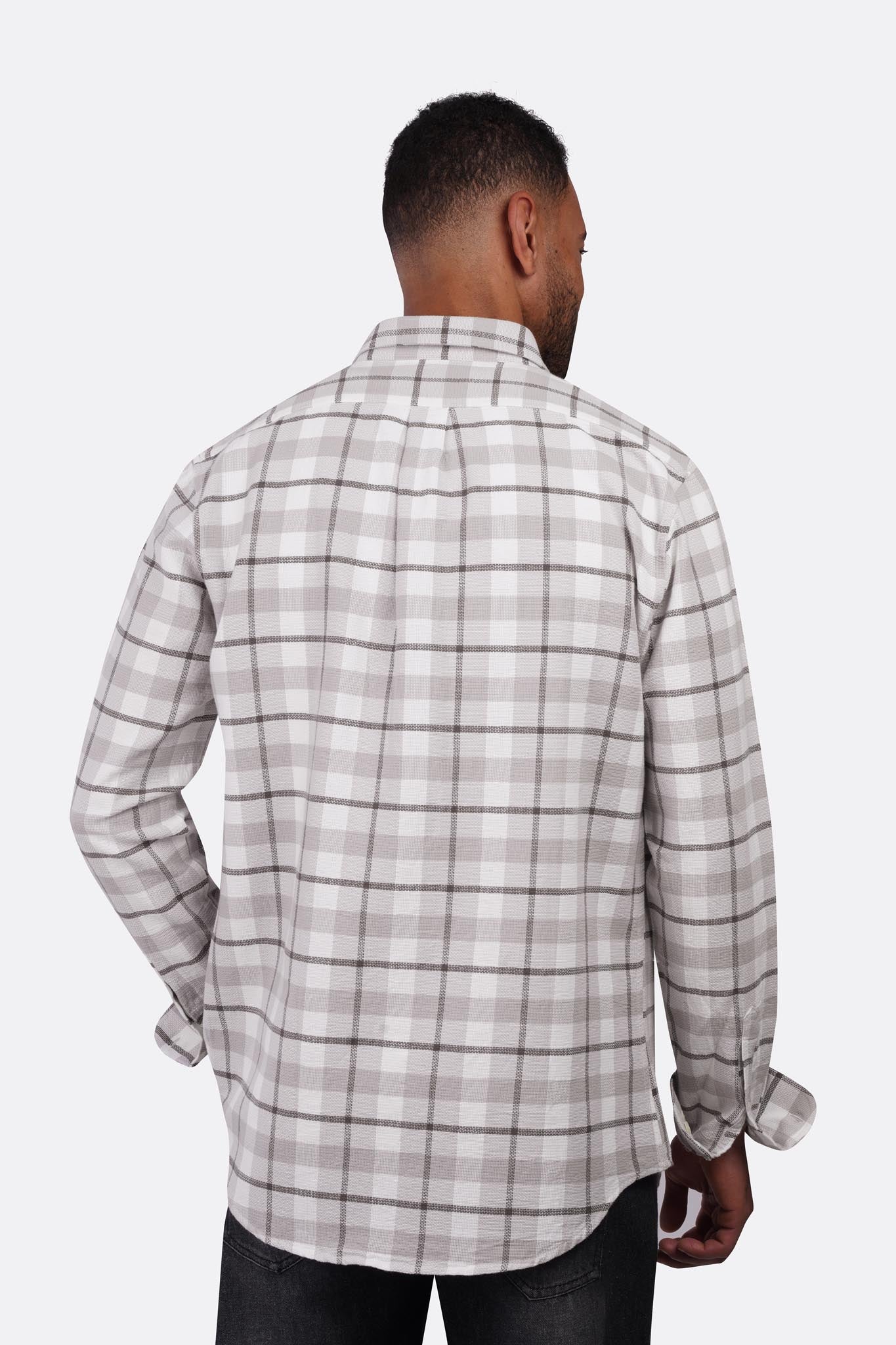 Shibeka Plaid Long Sleeve Shirt