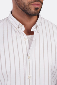 Refined Oxford Striped Shirt