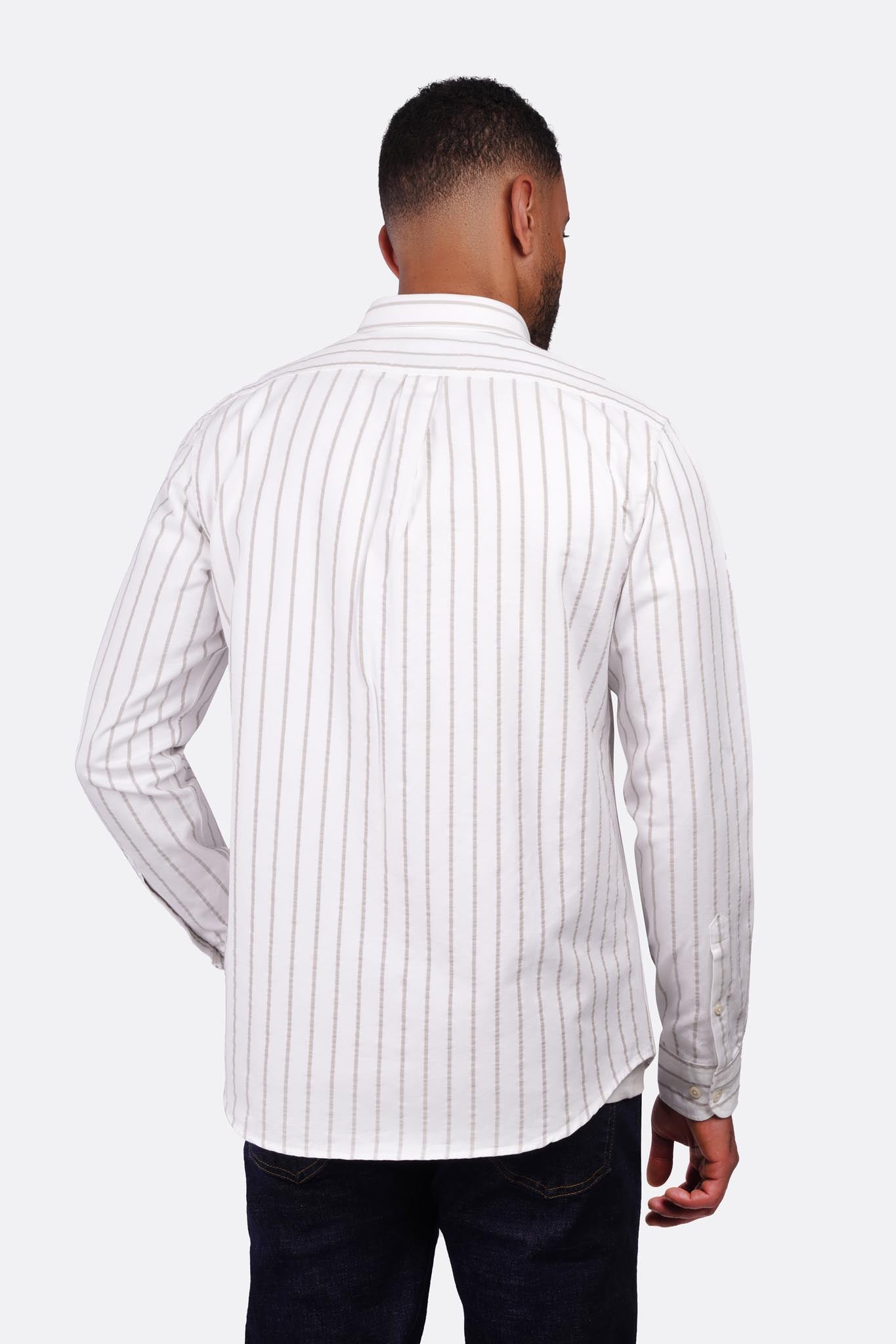 Refined Oxford Striped Shirt