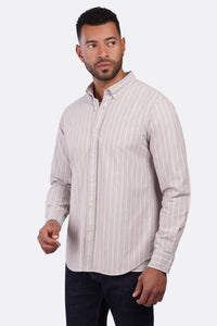 Oxford Striped Long Sleeve Shirt