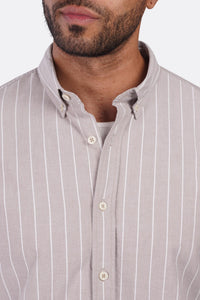 Oxford Striped Long Sleeve Shirt