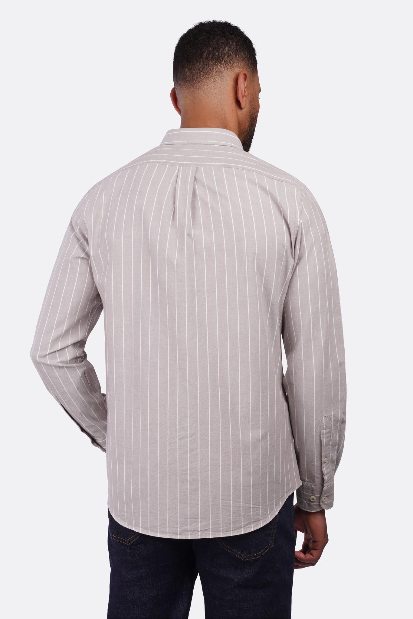 Oxford Striped Long Sleeve Shirt
