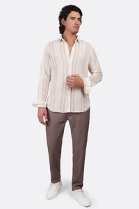 Striped Shibeka Long Sleeve Shirt