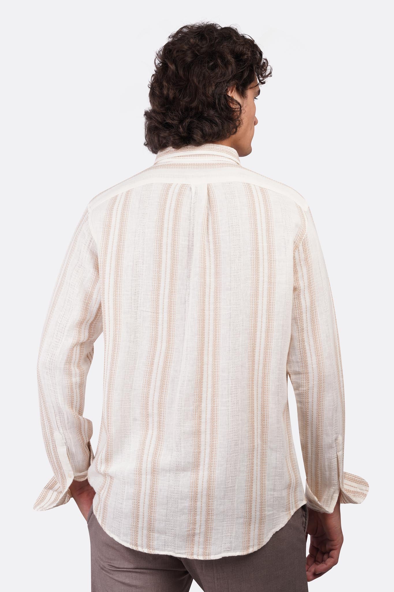 Striped Shibeka Long Sleeve Shirt