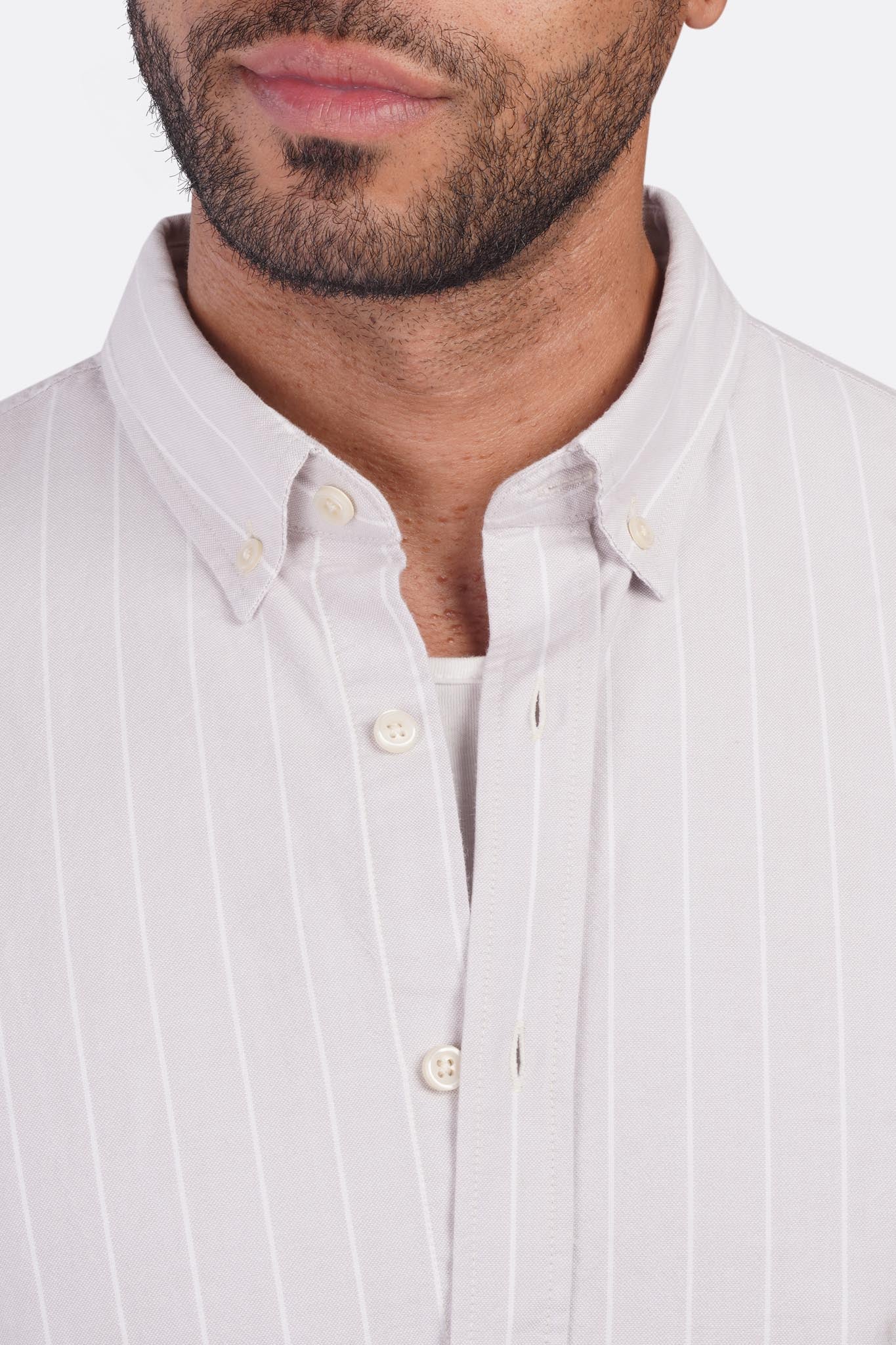 Oxford Striped Long Sleeve Shirt