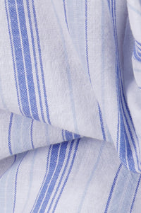 Linen Striped Active Long Sleeve Shirt