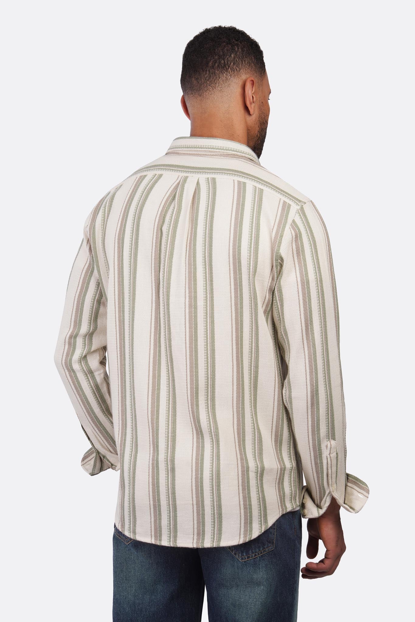 Classic Shibeka Striped Shirt