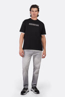 Oversized Interlock Half-Sleeve T-Shirt