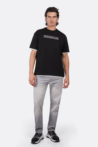 Oversized Interlock Half-Sleeve T-Shirt