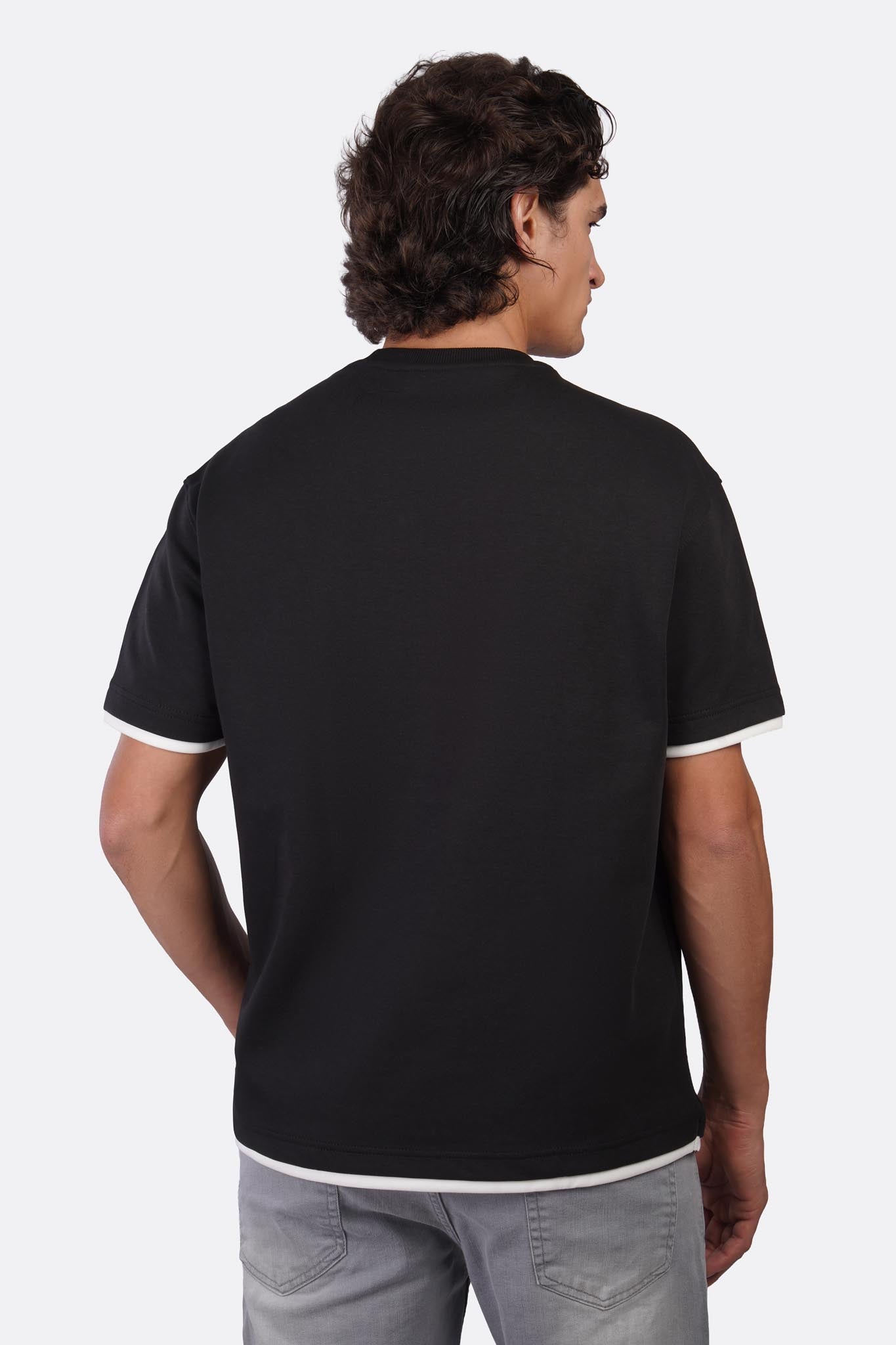 Oversized Interlock Half-Sleeve T-Shirt