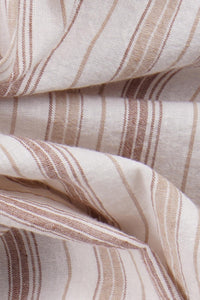 Linen Striped Active Long Sleeve Shirt