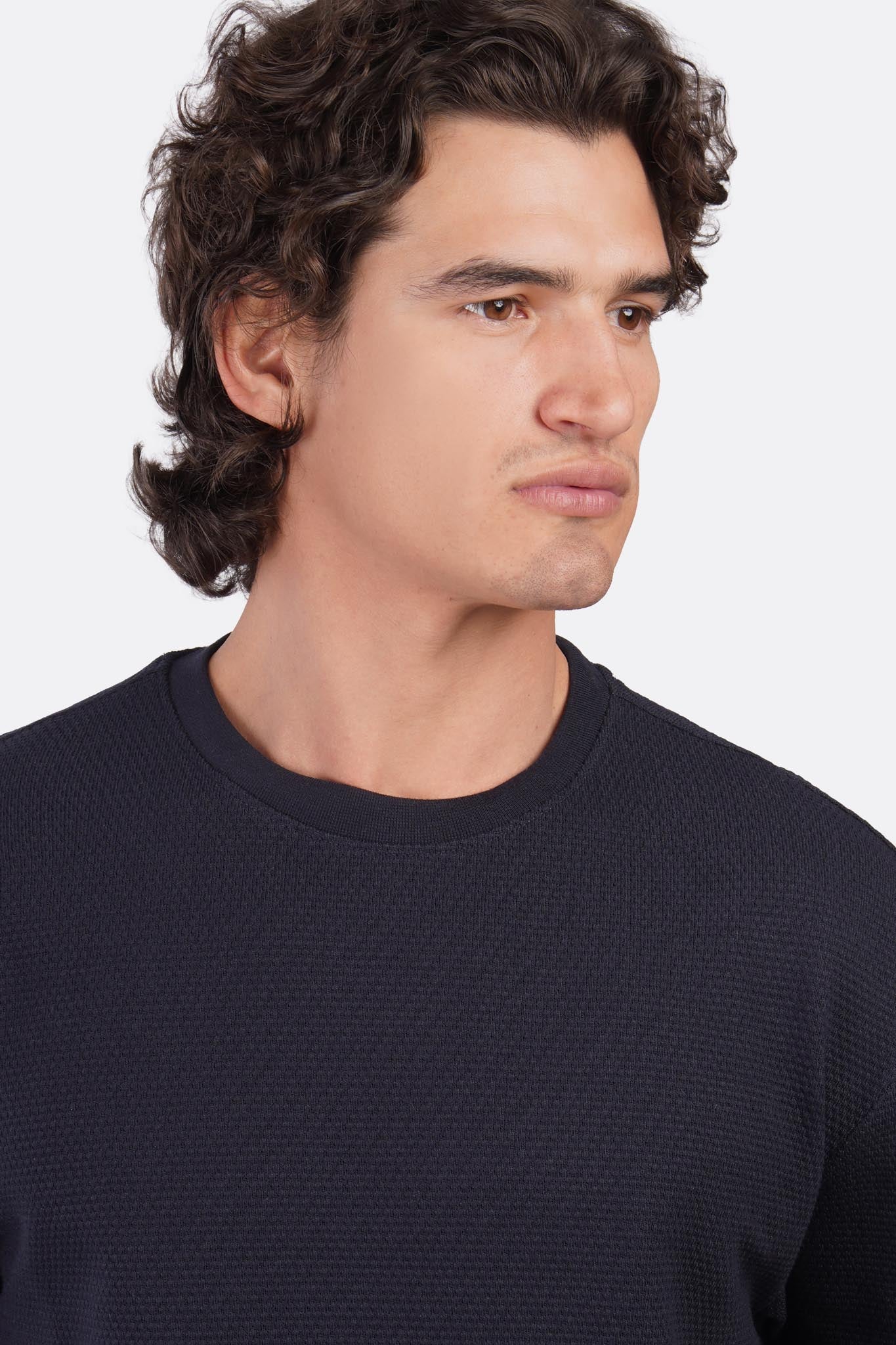 Popcorn Oversized Half-Sleeve T-Shirt