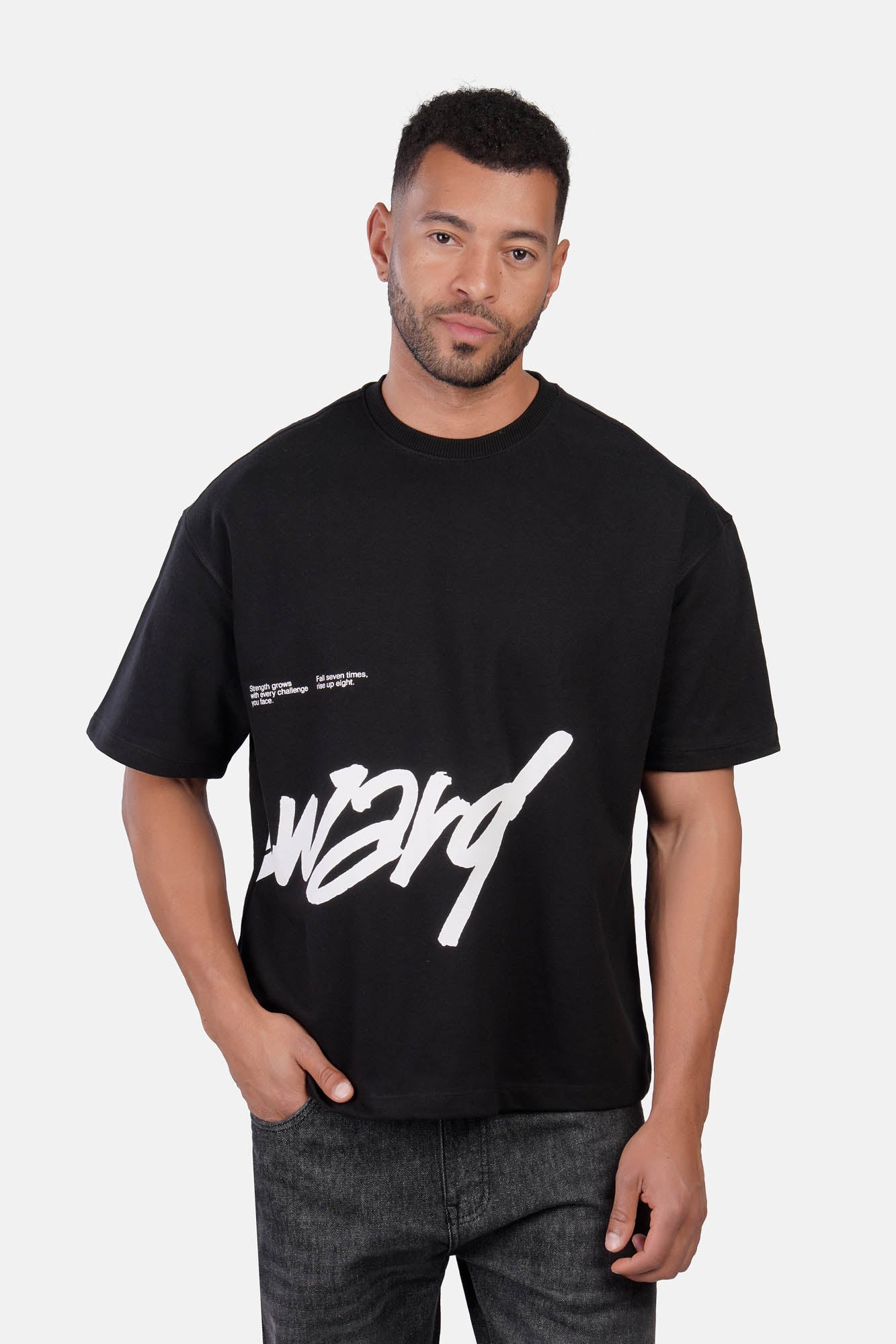 Oversized Printed Summer Milton Tee