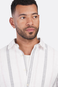 Modern Striped Shibeka Shirt
