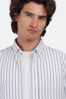 Sharp Oxford Striped Shirt