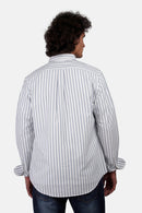 Sharp Oxford Striped Shirt