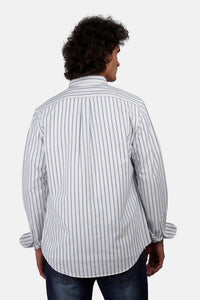 Sharp Oxford Striped Shirt