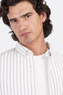 Sharp Oxford Striped Shirt