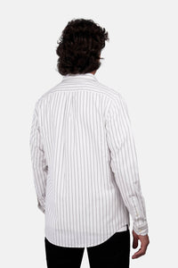Sharp Oxford Striped Shirt