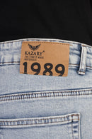 Classic Slim-Fit Denim Pants