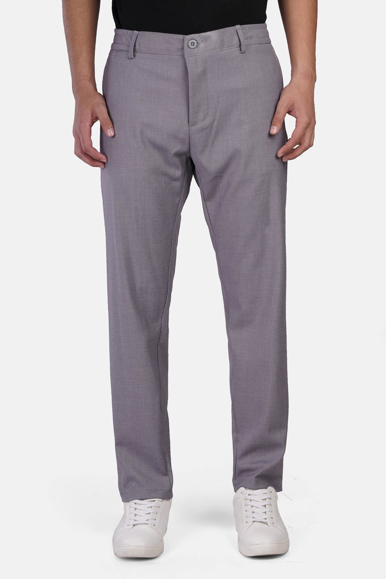 Elastic Waist Gabardine Pants – KAZARY