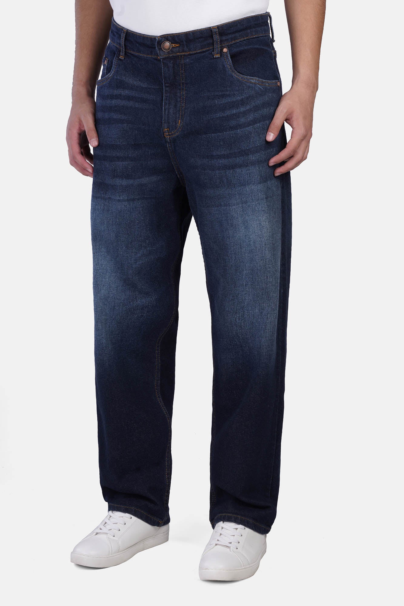Wide-Leg Pressly Pants with Button Detail