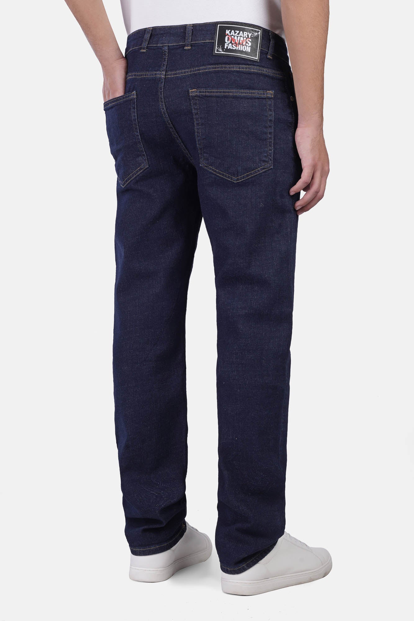 Classic Slim-Fit Denim Pants