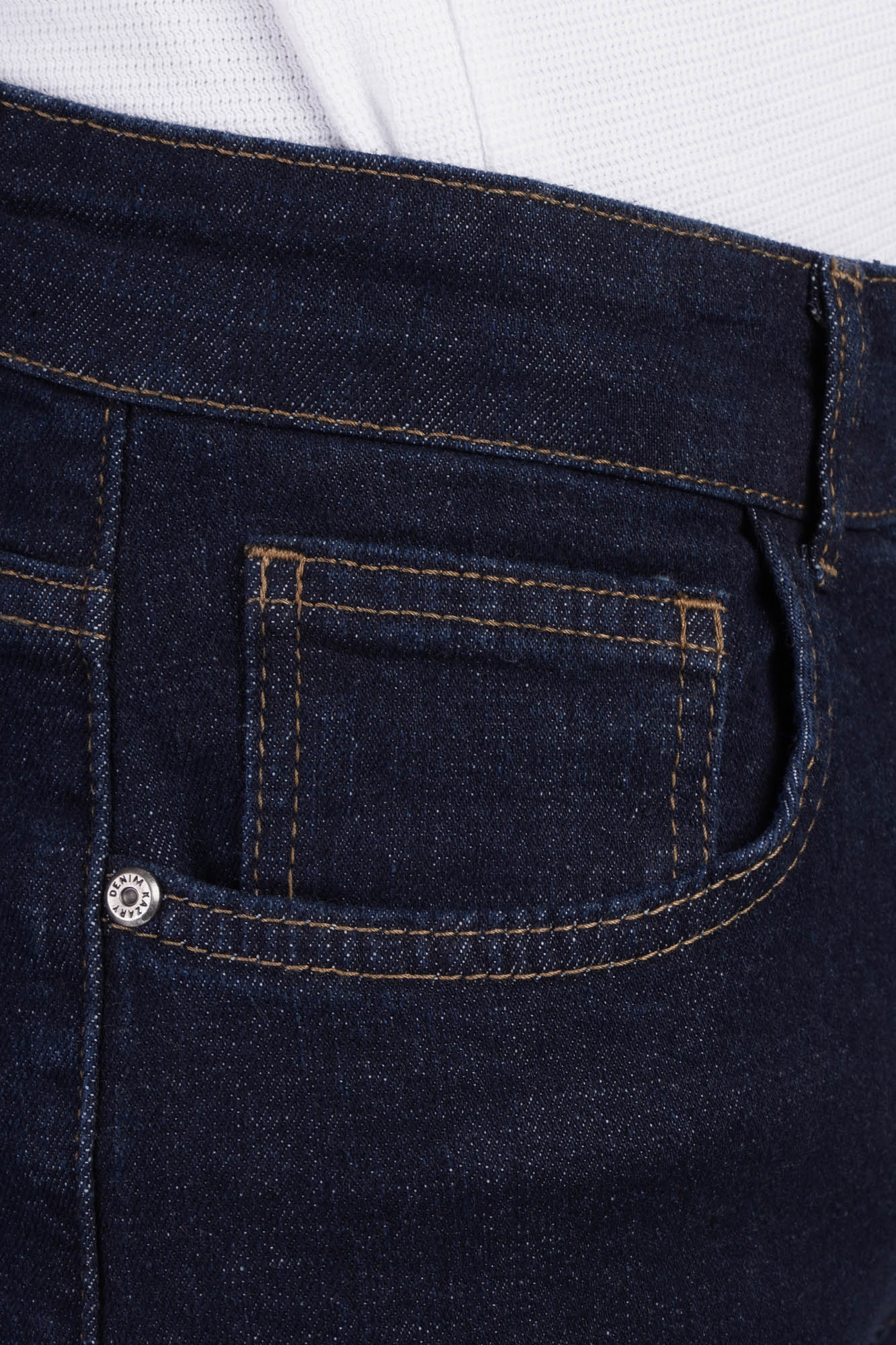 Classic Slim-Fit Denim Pants