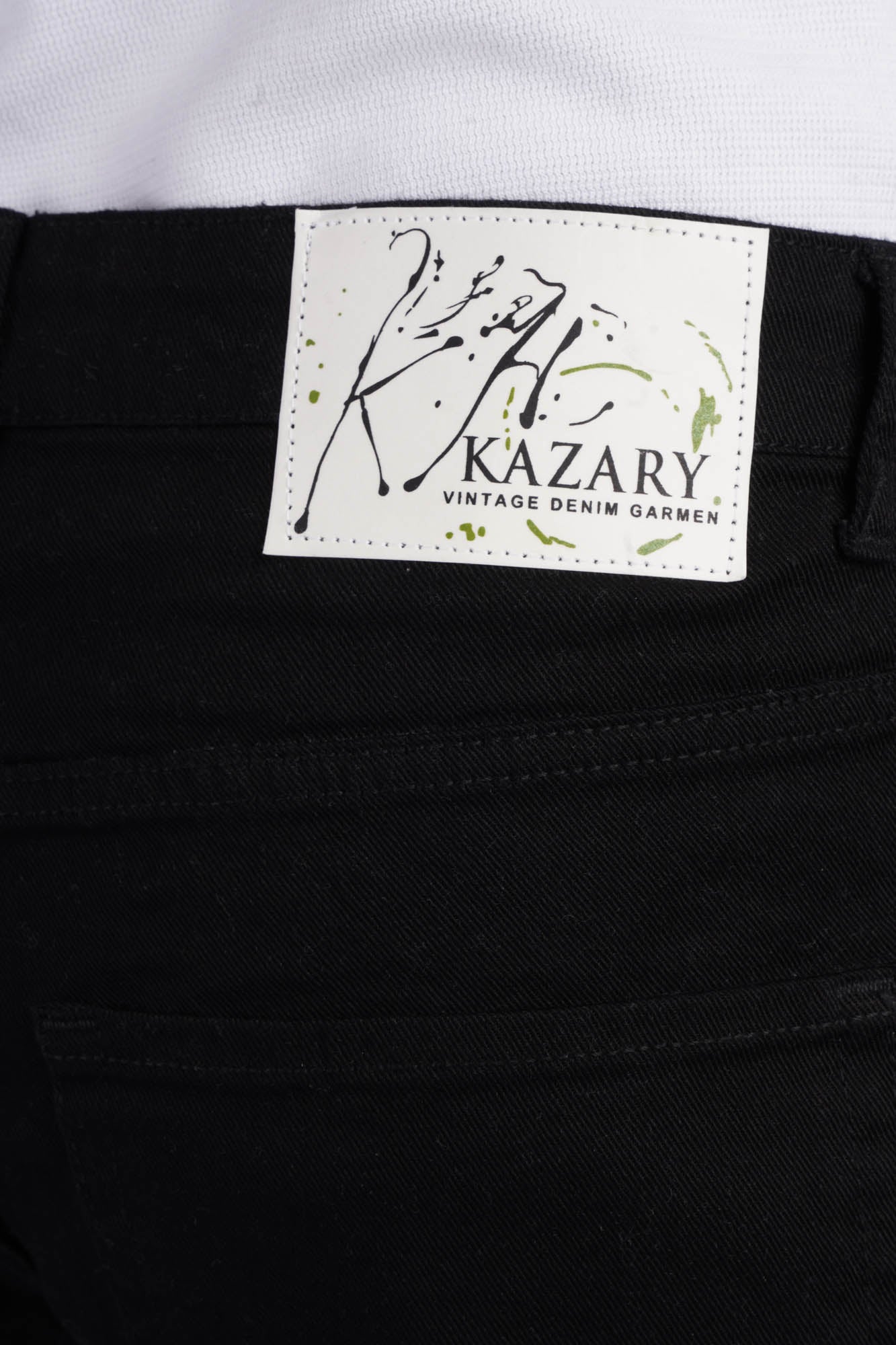 Slim-Fit Gabardine Lycra Pants with Slit Pockets